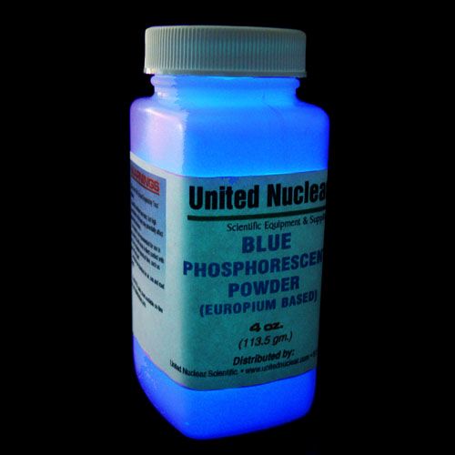 Europium UltraGlow Powder - BLUE - Click Image to Close